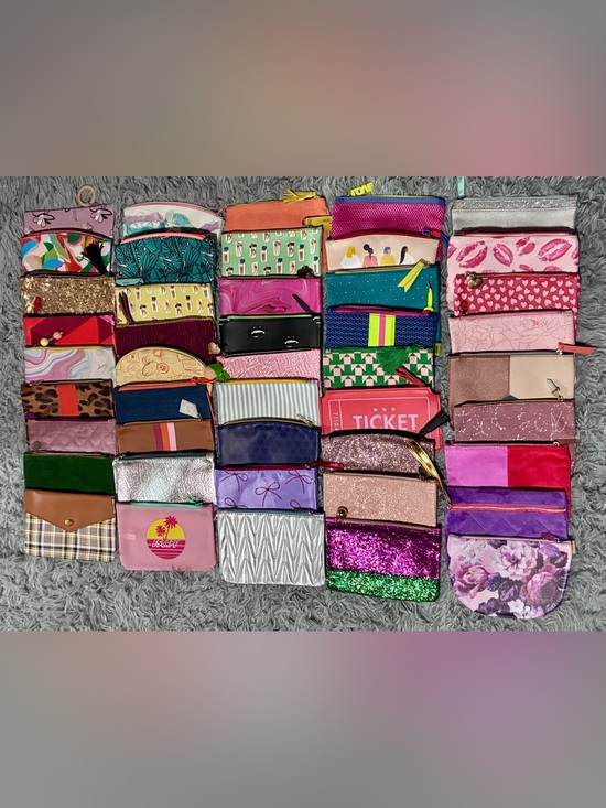 ipsy Handbags - NEW Huge lot 45 Ipsy makeup cosmetic travel bags- All different! Bundle